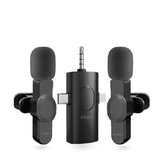 Pawa Mike M3 Dual Wireless Microphone - Black