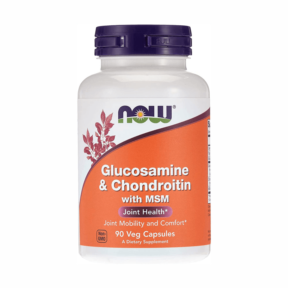 Now Glucosamine & Chondroitin with MSM for joint health 90 capsules