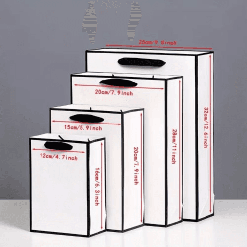 Stylish Kraft Bag With A Versatile Black Edge 28 Long*10 Sides*33 High