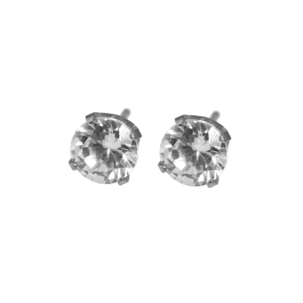 Caflon Fashion Sense Stainless TIFF 5mm Cubic Zirconia