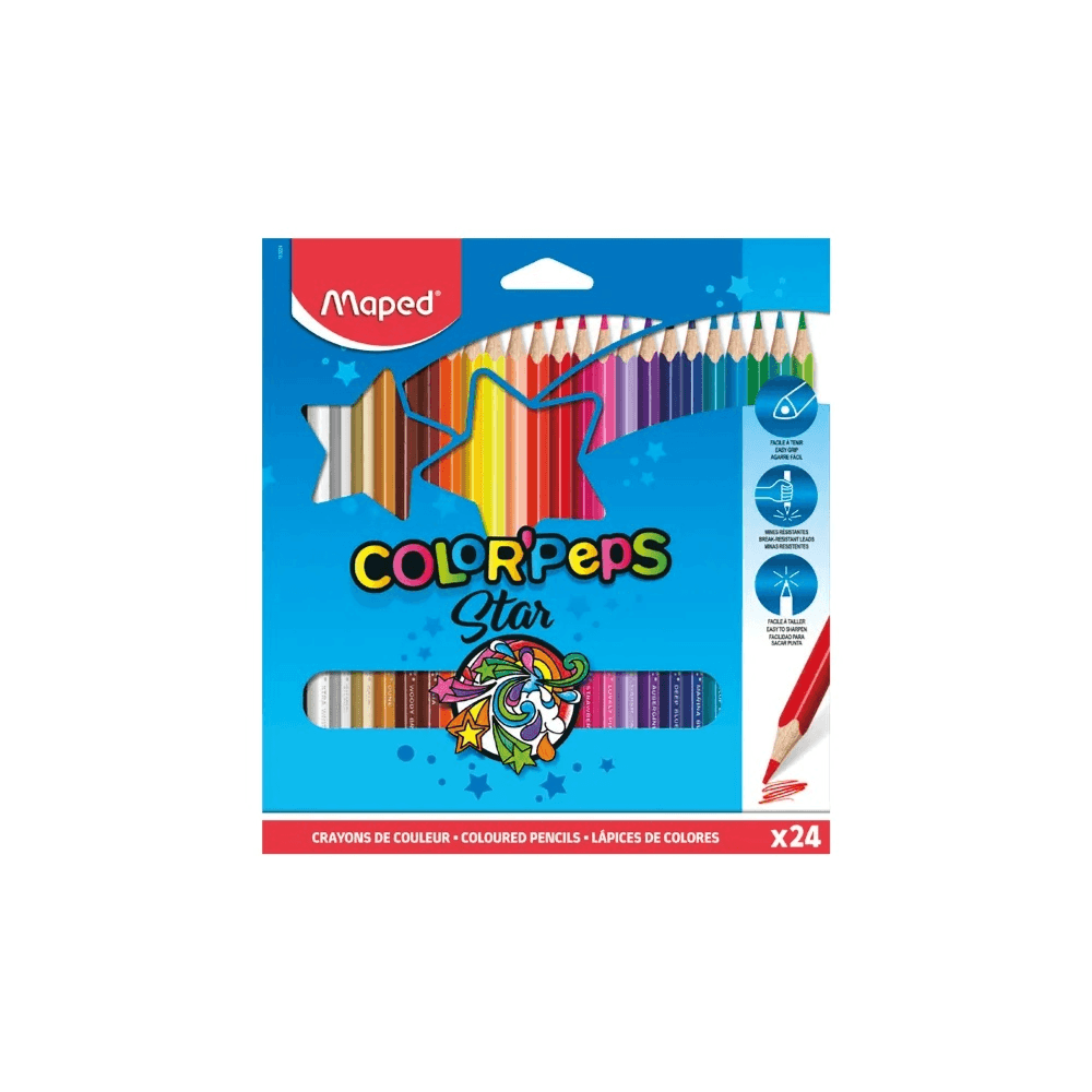 خ pencils تلوين Maped ColorPeps 24 قطعة