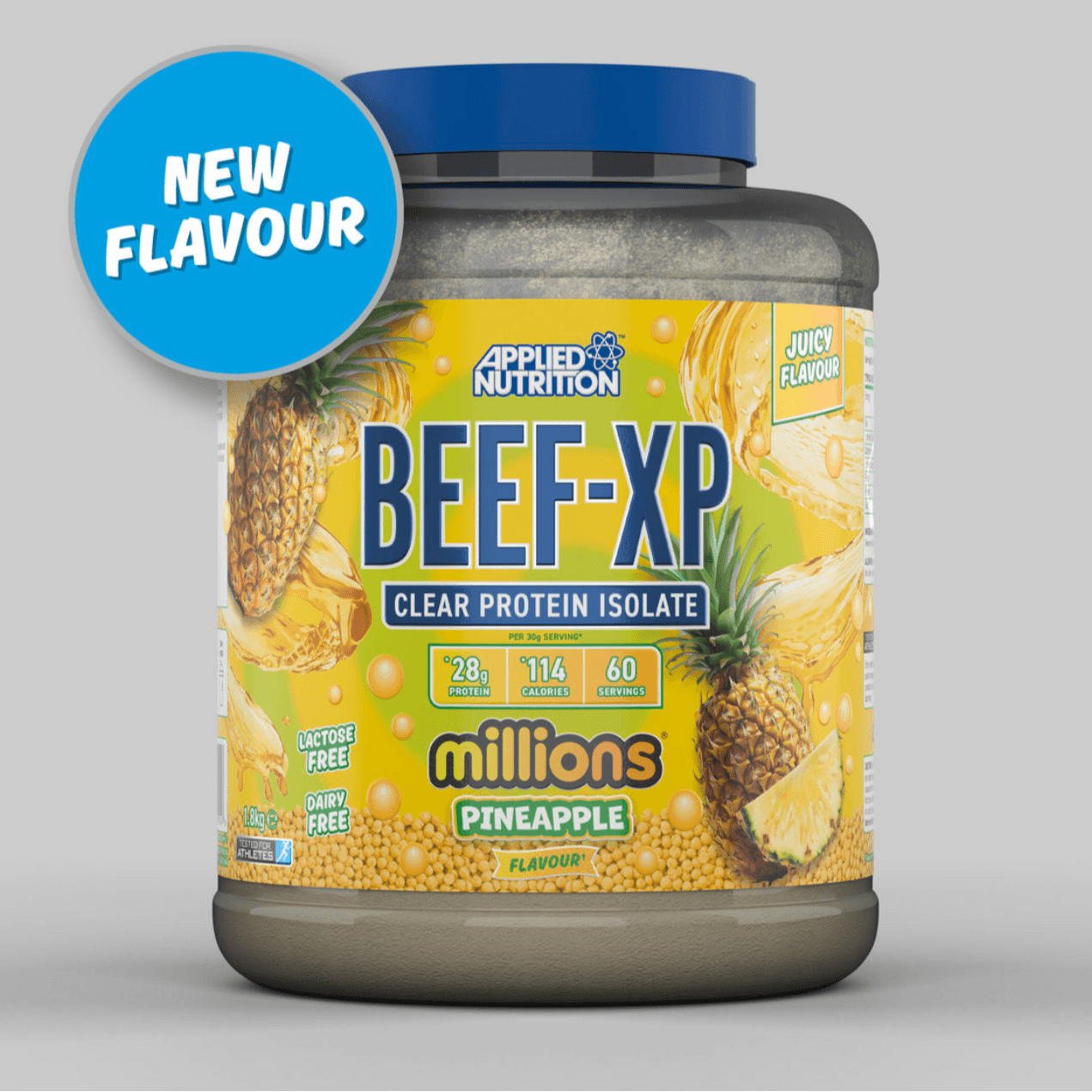 Applied Nutrition, Beef-xp, Applied Nutrition Beef-xp (Halal) 4lb 60 Serving Pineapple