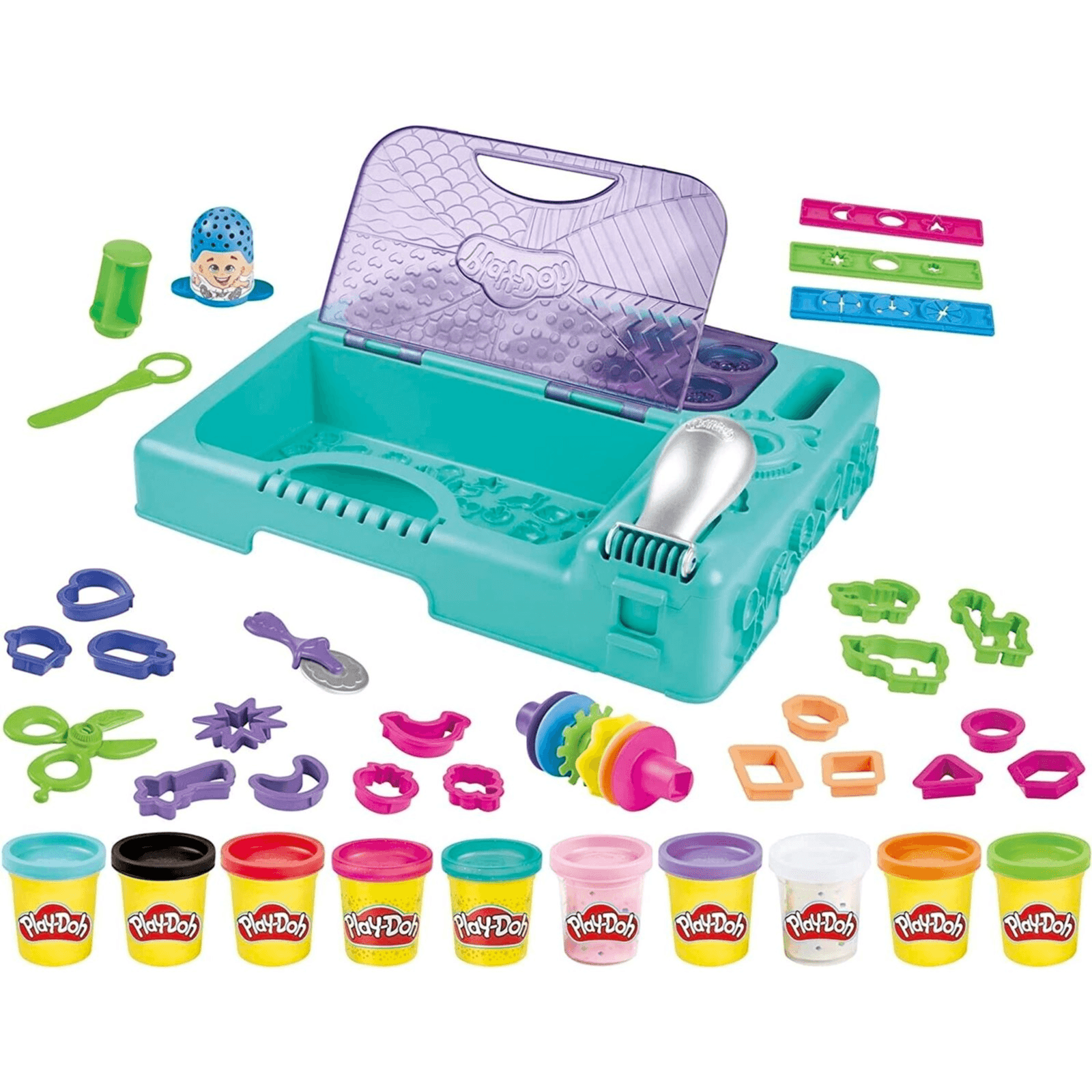 Play-Doh On The Go Imagine N' Store Studio with Over 30+ Tools & 10 Cans (567g)