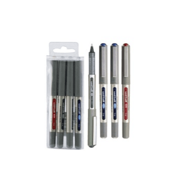 Uniball Pen Setx4c 0.7 2 Blue, 1 Red, 1 Black