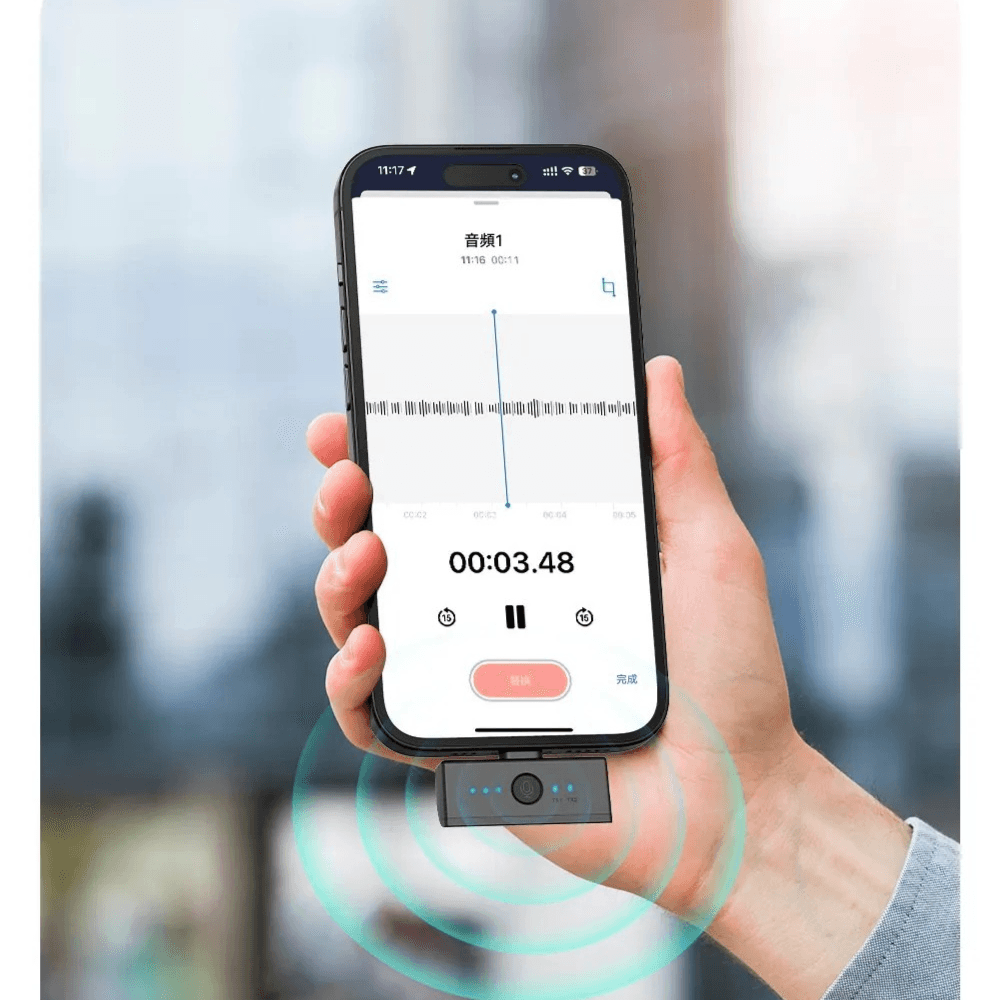 Tokqi H01 Wireless 2 In 1 Magnetic Microphone