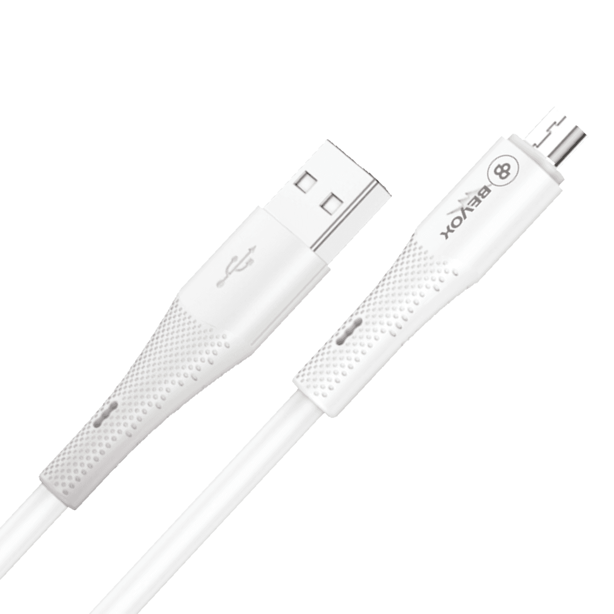 Charging Cable PU Silicone Data Cable USB-A to Micro Fast Data Transfer Efficient Charging 1 mtr - BEYOX BC76
