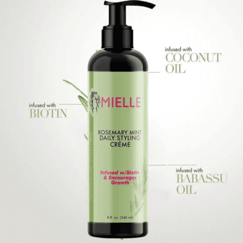 Mielle Rosemary Mint Daily Styling Cream with Biotin for longer & healthier hair 240ml