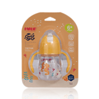 Farlin Gulu Gulu Drinking Training Plastic Bottle 6+ months With Wide Neck 150ml ref-AG-10024(G)-15 