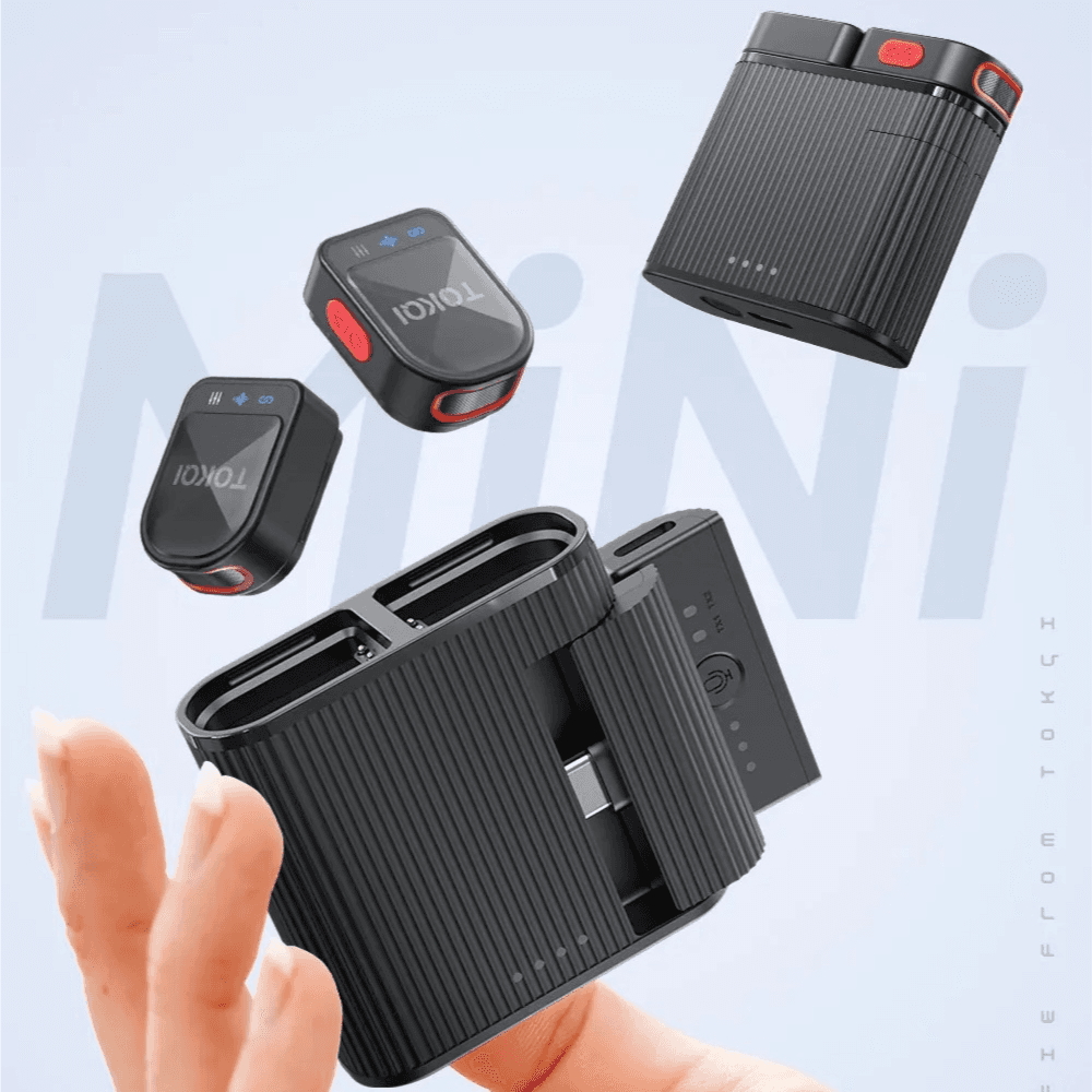 Tokqi H01 Wireless 2 In 1 Magnetic Microphone