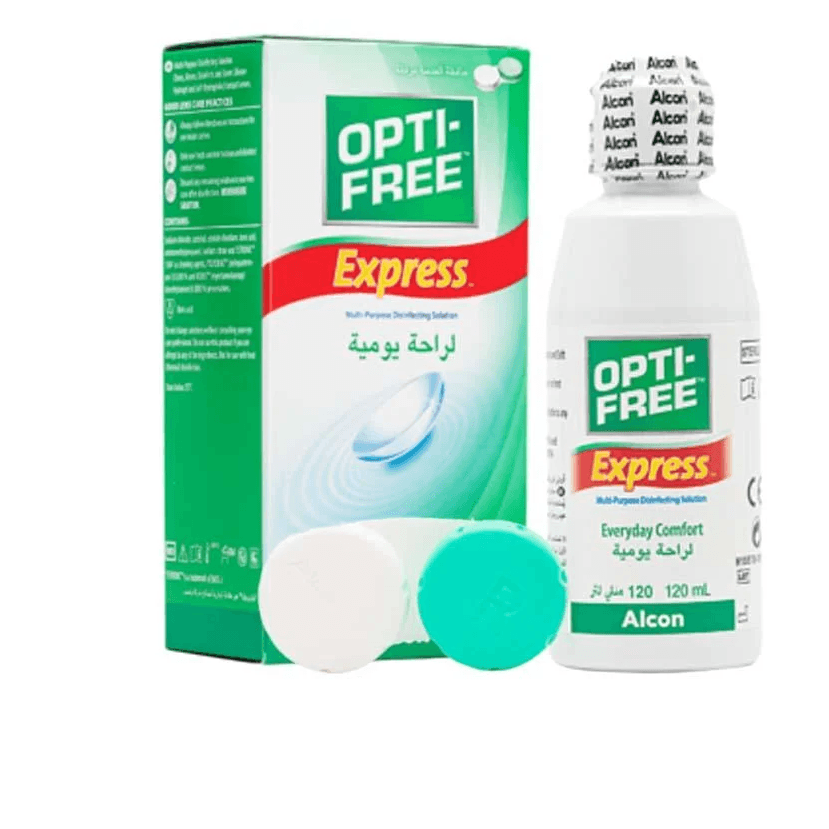 Opti-Free Express Disinfecting Eye Lenses Solution - 120 ml