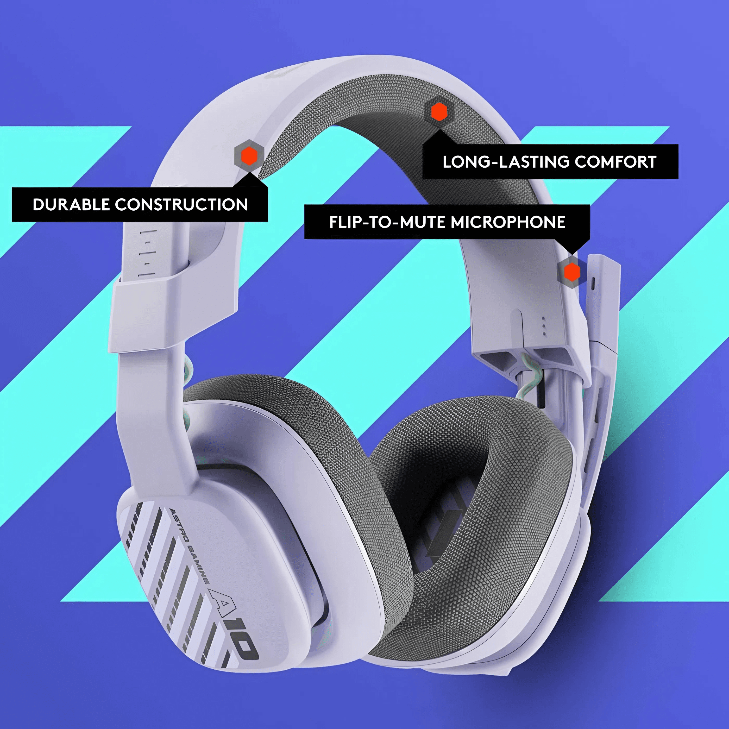 Astro A10 Gaming Wired Headset - Purple