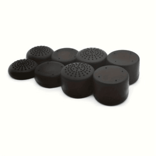 8-Pack Silicone Thumb Grip Caps For Ps5/Ps4/Xbox/Switch – Anti-Slip Joystick Covers (Black)