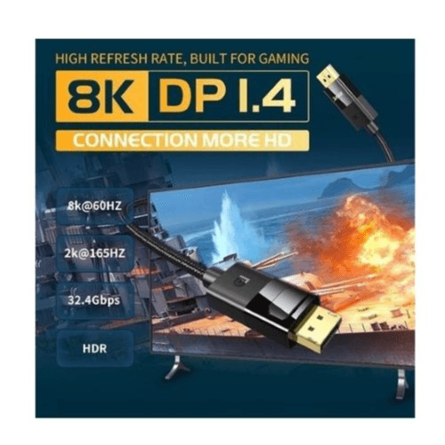 JASOZ - Display Port Cable DP1.4 8K HDR 32.4Gbps (A129)