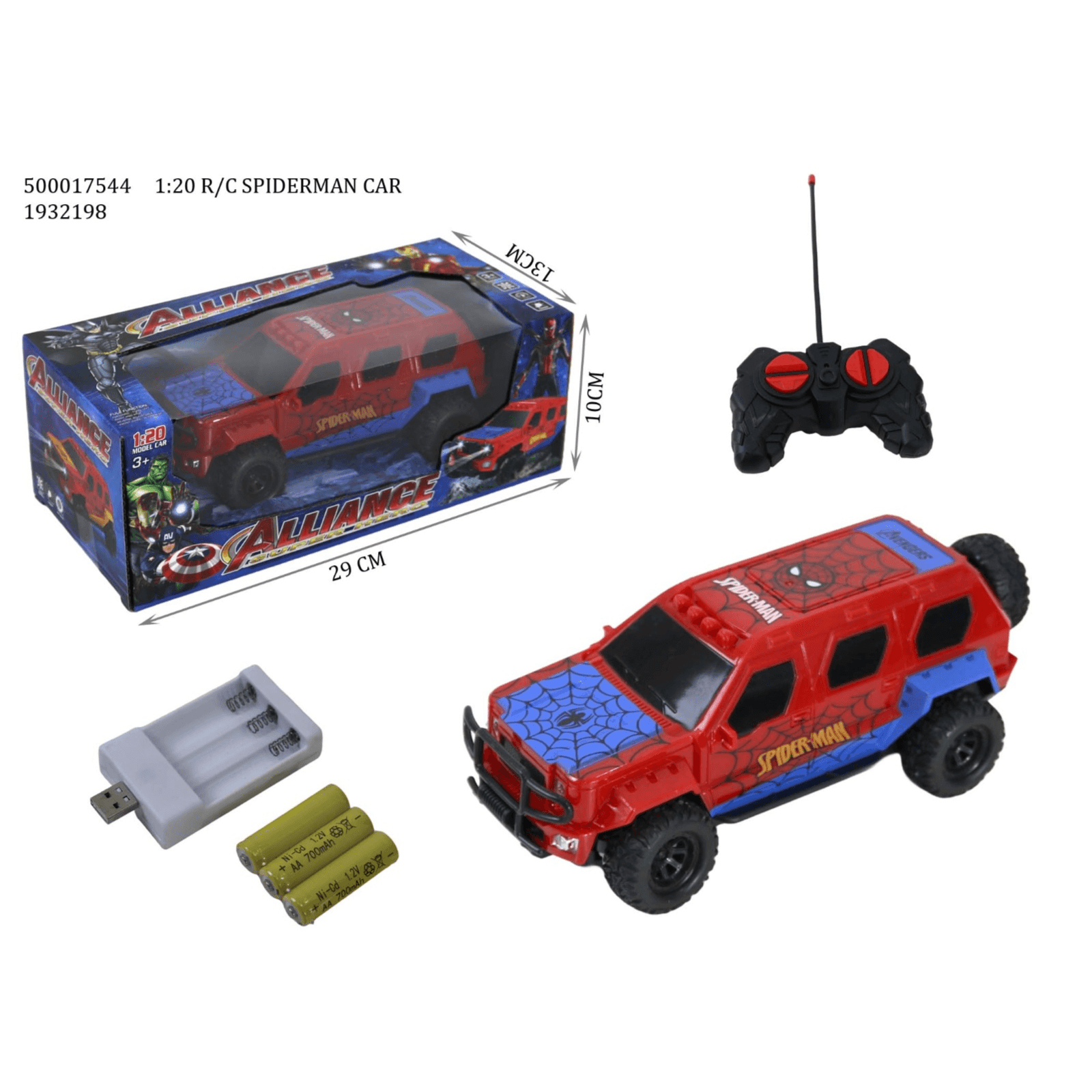Spiderman Car Rc H189