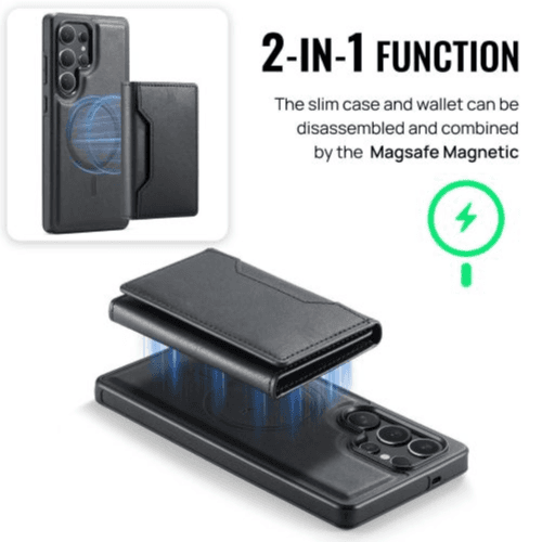 HDD - MULTI FUNCTION - Luxury Samsung Phone Case S23 - Ultra (HBC-236) (Black)