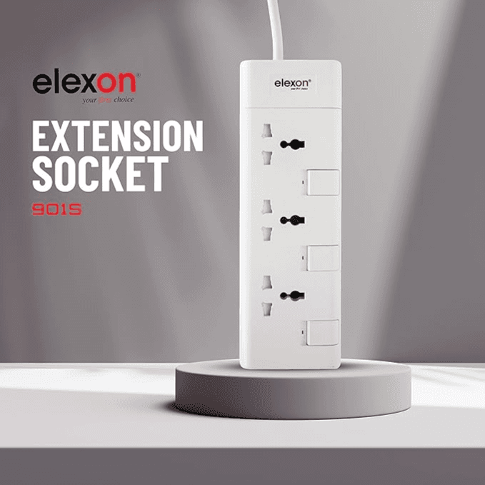 Elexon Extension Socket 3 Way 901S