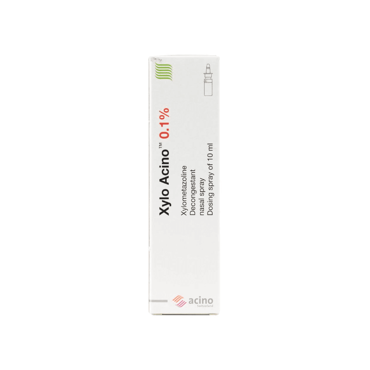 Xylo Acino 0.1% Decongestant Nasal Spray 10ml