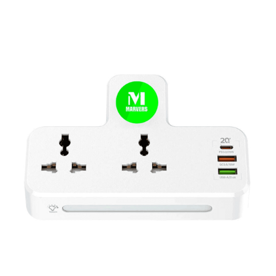 مقبس ذكي بمنفذ عالمي من مارفرز MS-TC218