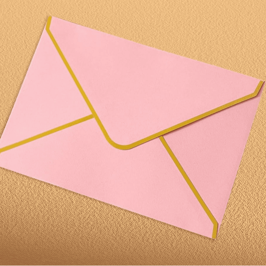 Mini Envelopes pink  9x15 cm