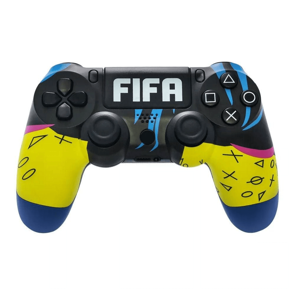 Sony Dualshock 4 Wireless Controller for PlayStation 4 - Black&yollow