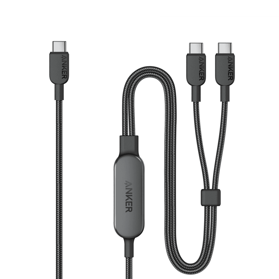 كابل أنكر 2 في 1 USB-C إلى USB-C بطول 4 أقدام