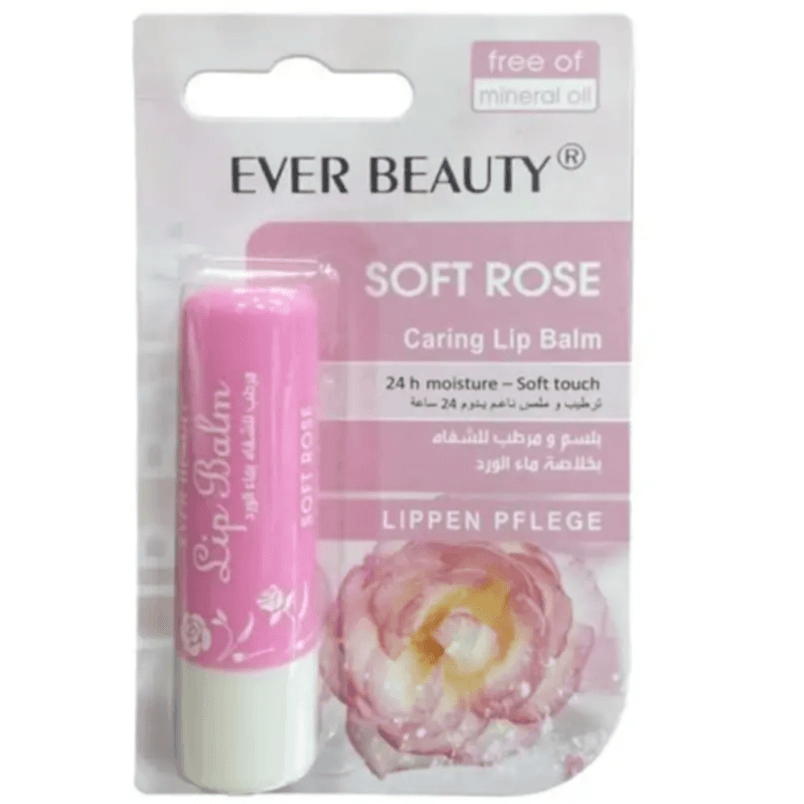 EVER BEAUTY Soft Rose Caring Lip Balm 4g