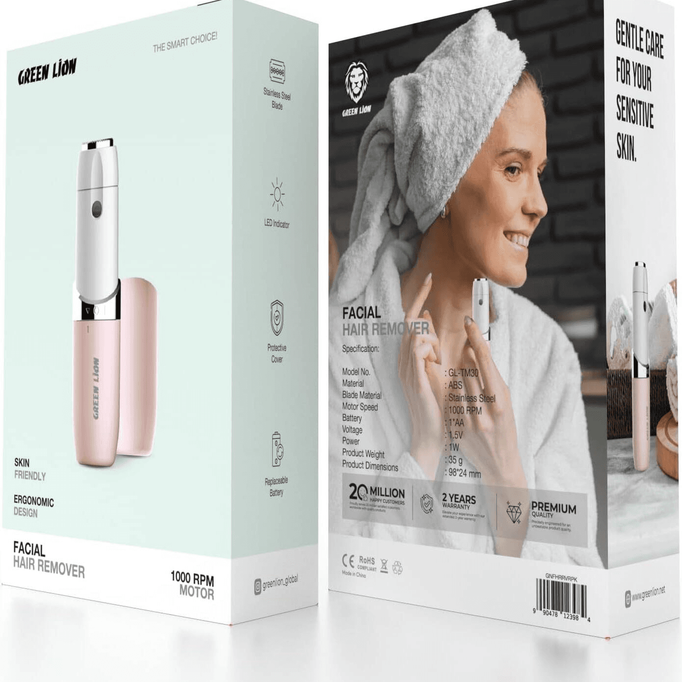 Green Lion Facial Hair Remover
