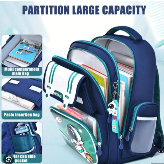 TAOBEIER BOYS SCHOOL BAG (BLUE&GREEN)