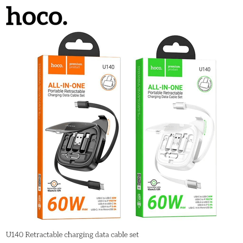 HOCO ALL IN ONE CHARGING DATA CABLE SET