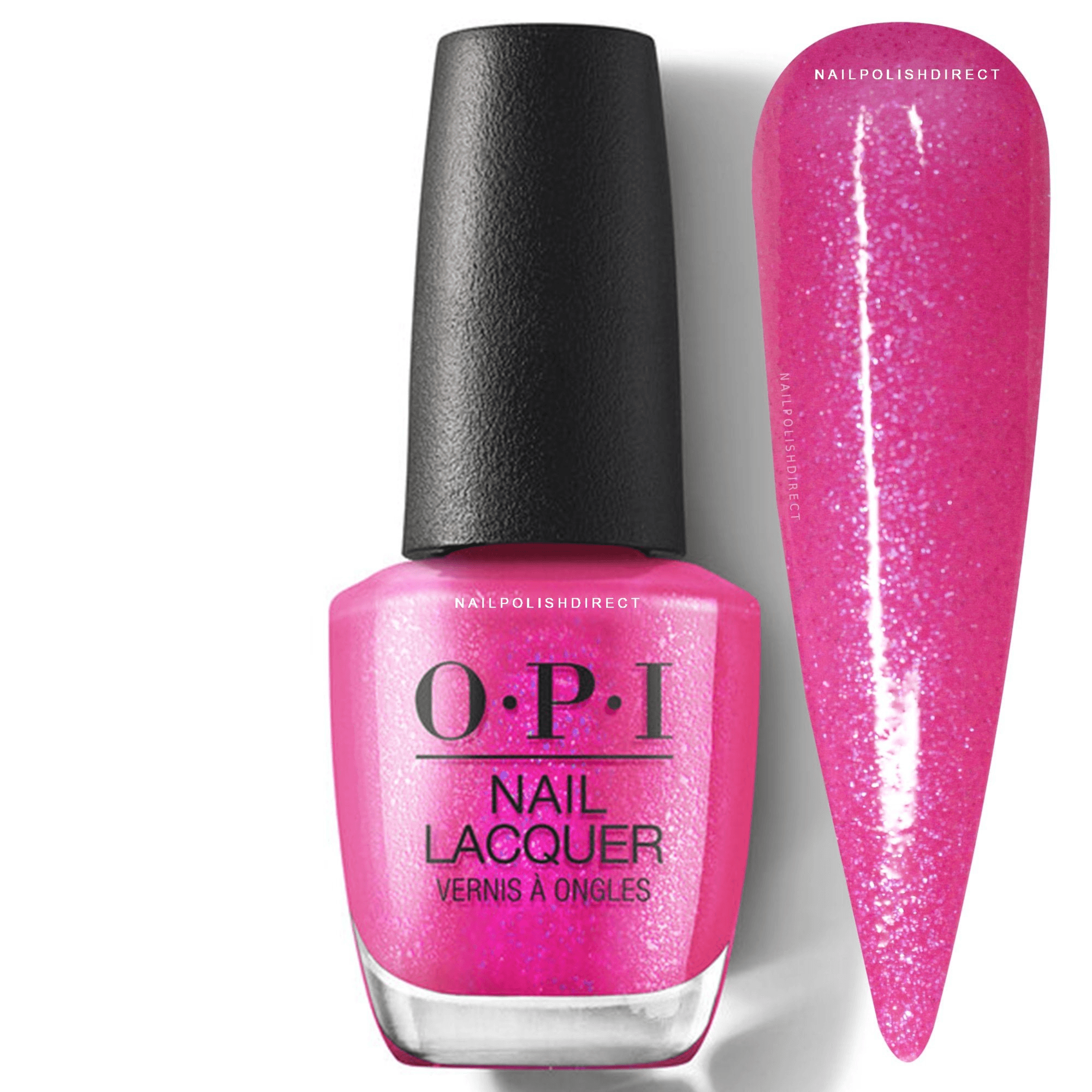 O.P.I Nail Polish Lacquer NL B004 Pink Big 15ml