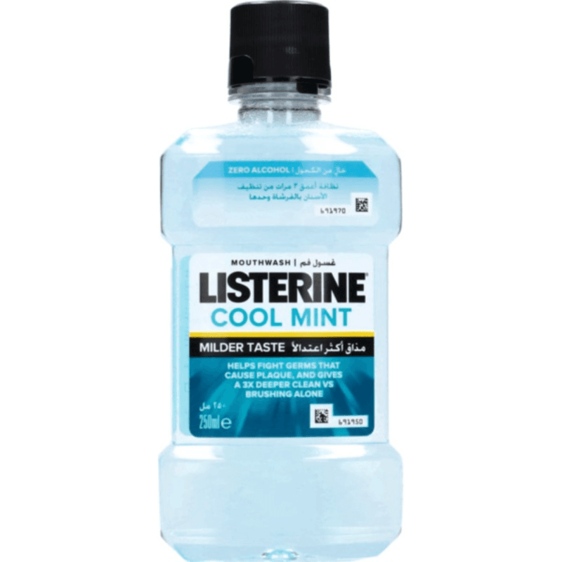 Listerine Zero Alcohol Cool Mint Mouth Wash 250 Ml