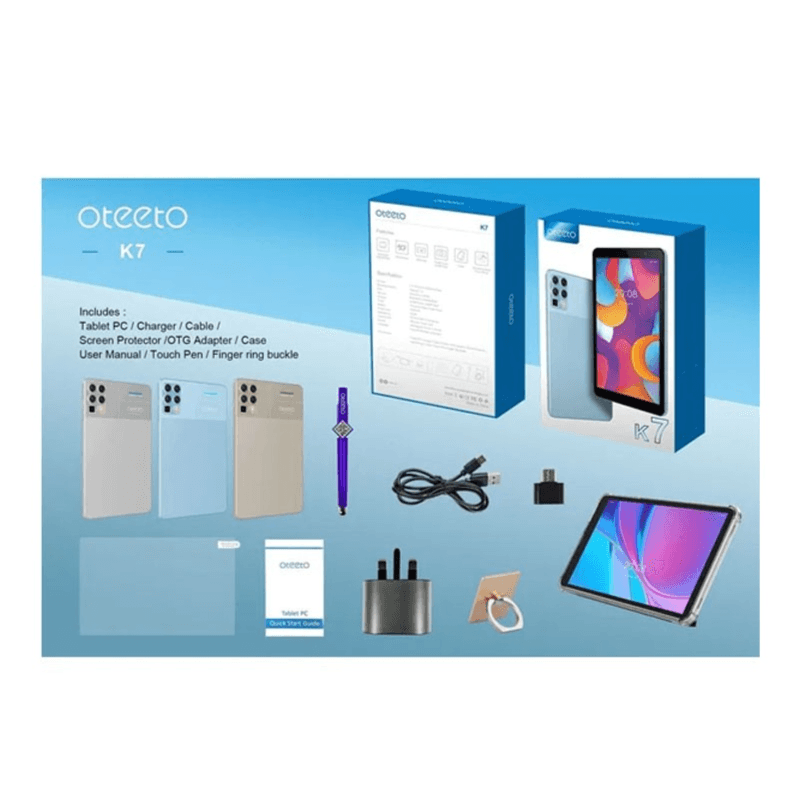 OTEETO 5G 7'' TABLET K7 8GB+256GB