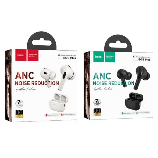 Wireless Headphones with Charging Case (BT v5.3) ENC Noise Reduction HOCO. EQ9 Plus- BLACK