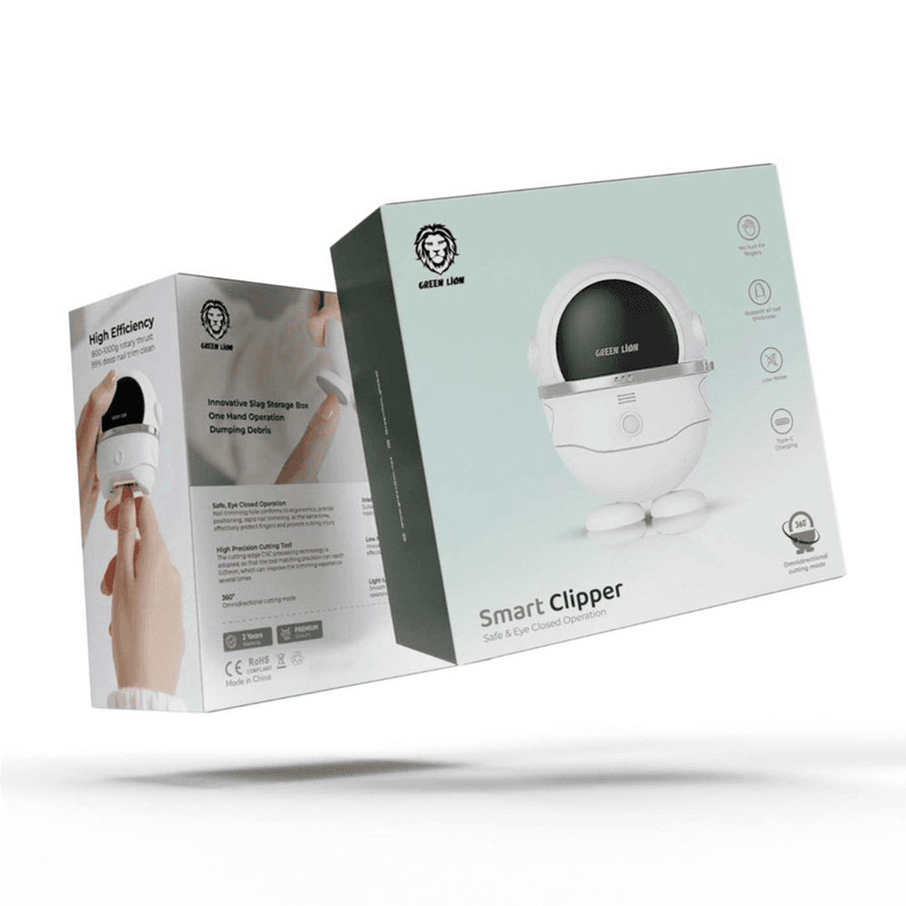 Green Lion Smart Electric Nail Clipper - White