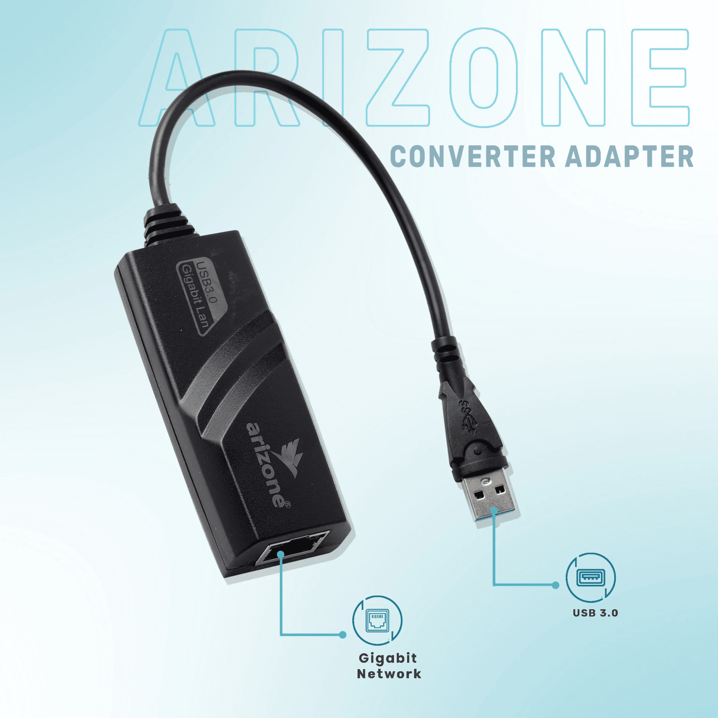 Arizone Converter Adapter Usb3.0 To Gigabit Network Card