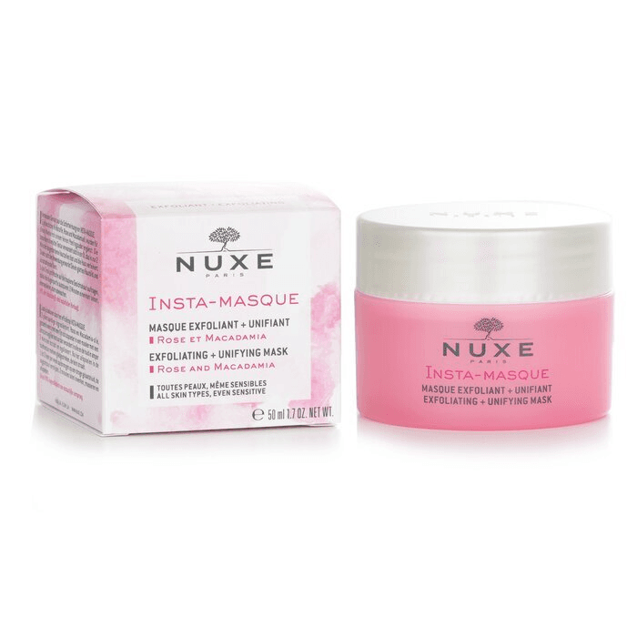 Nuxe Insta-Masque Exfoliating + Unifying mask with Rose and macadamia for all skin types 50ml