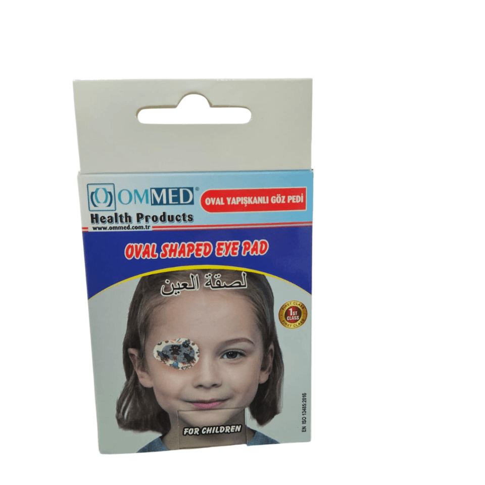 Ommed OM1505 Oval Shaped Eye Pad For Children 10pcs