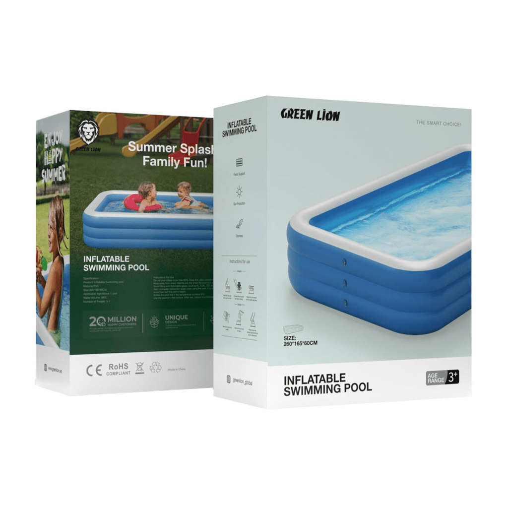 Swimming Pool Inflatable  Green Lion  - Blue
