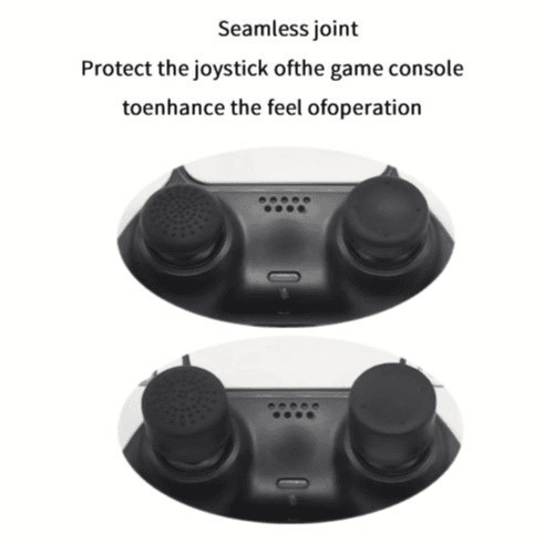 8-Pack Silicone Thumb Grip Caps For Ps5/Ps4/Xbox/Switch – Anti-Slip Joystick Covers (Black)