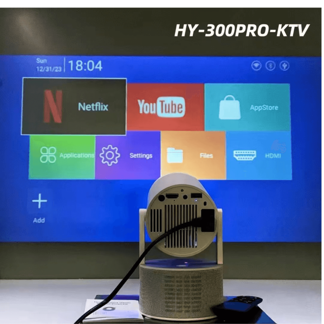 جهاز عرض كاريوكي ستيريو سينما منزلية - HY300 PRO