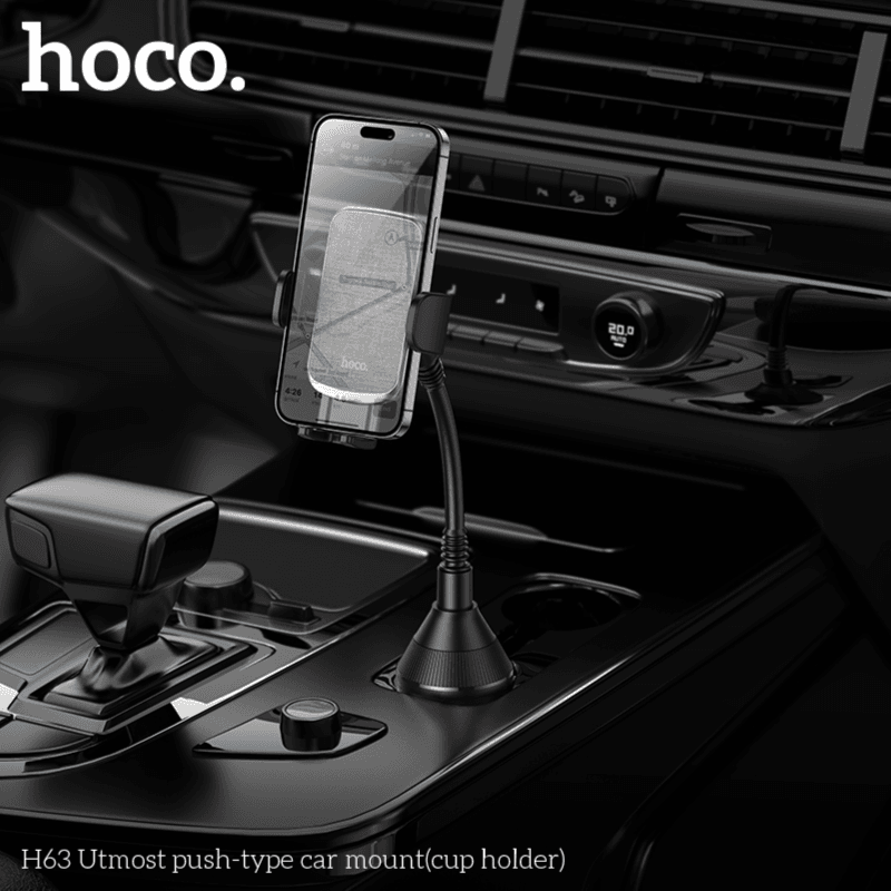 Car Cup Holder Hoco H63 Utmost push-type car mount