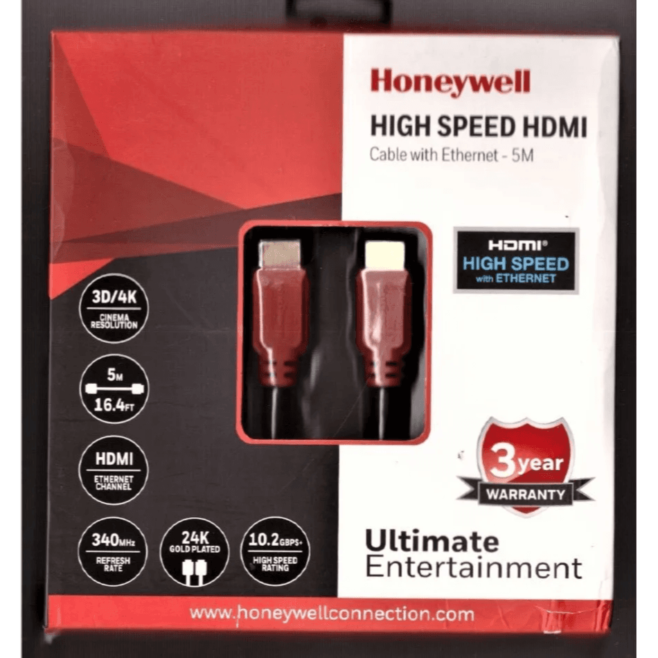 Honeywell HIGH SPEED HDMI Cable with Ethernet-5M