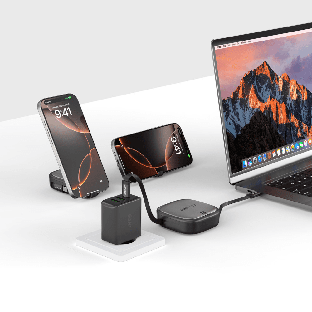 كابل بيانات متعدد الوظائف C إلى C + Micro + USB + Lightning 60 واط - أسيفاست J3