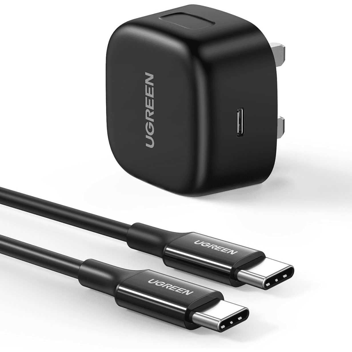 Ugreen Fast Home Charger 25W + C To C Cable