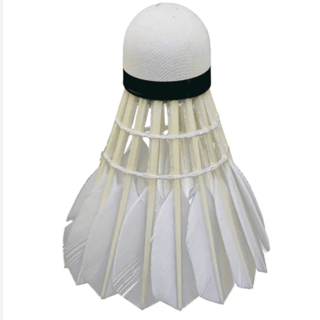 Professional Real White Feather Premium Shuttlecock Badminton Ball 1pcs