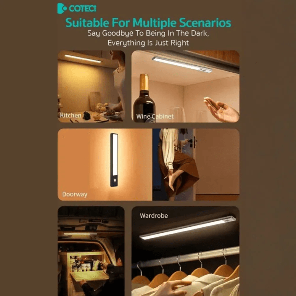 Coteci Motion Sensor LED Strip Light-20cm-1w