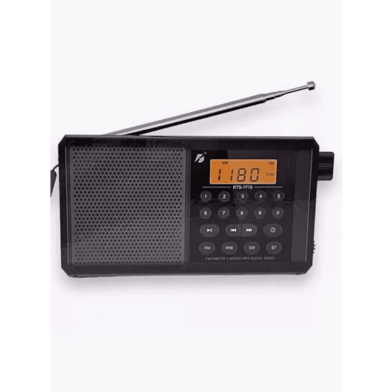 3Bands FM/MW/SM Rechargeable Digital Radio