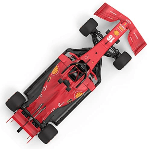 Building Kit, Rastar 1:16 Ferrari SF1000 F1 Supercar DIY Building Kit with Remote Control, 65pcs