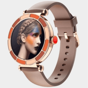 X.Cell Celine Smart Watch XL-WCH-CELINE-GLDFBRNS - Gold/Brown.