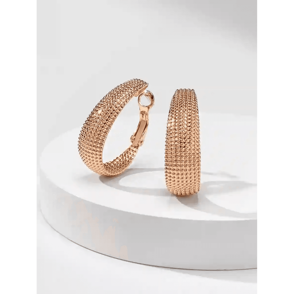 Alloy Geometric Minimalist Hoop Earring